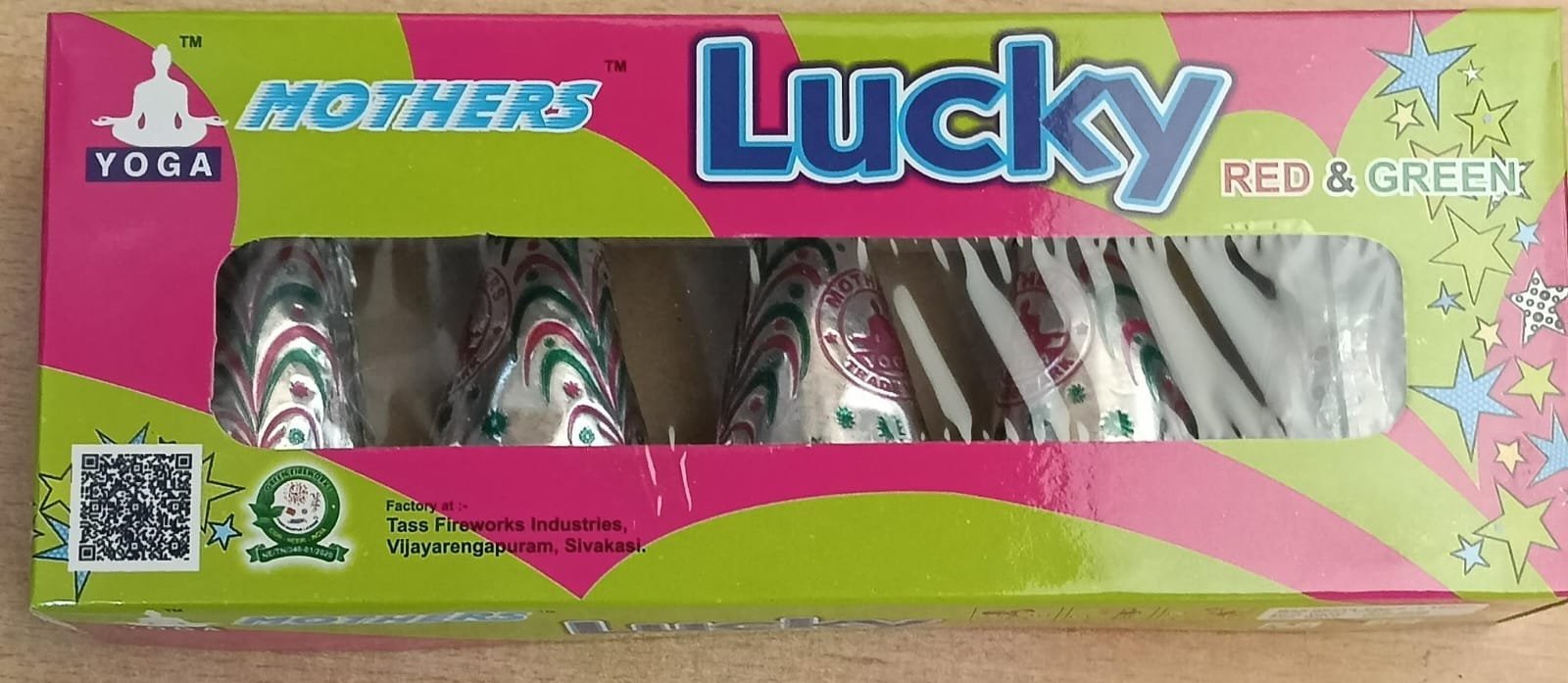 கலர் பூச்சட்டி 5 பீஸ் (lucky)