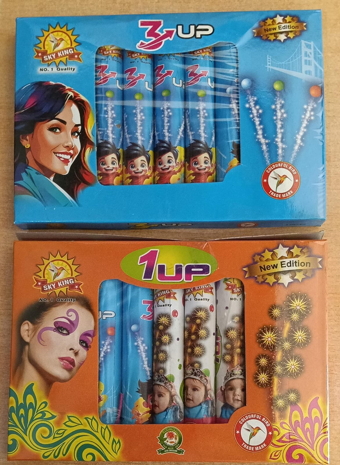 1 UP & 3 UP
